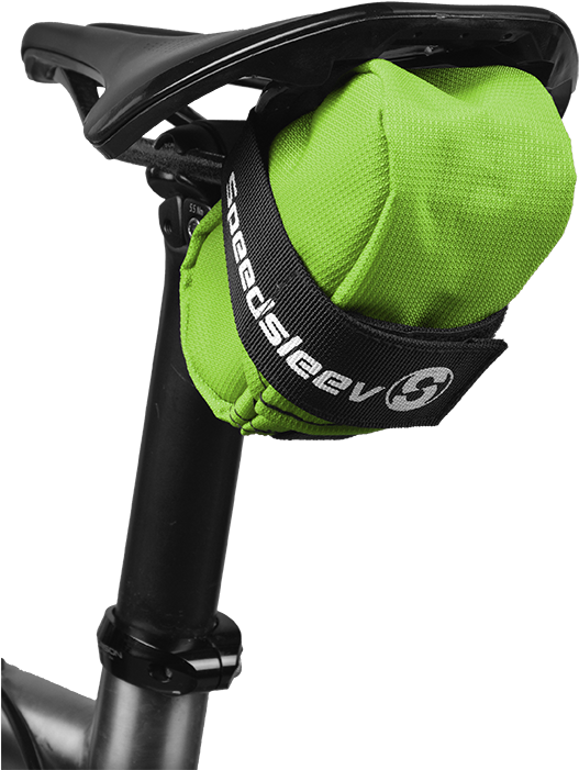 Speedsleev Ranger Green Compression Saddle Pack - Bicycle Saddle (576x732), Png Download