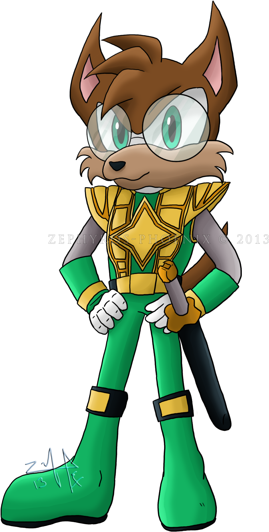 Image Ranger Will Png - Cartoon (968x1915), Png Download