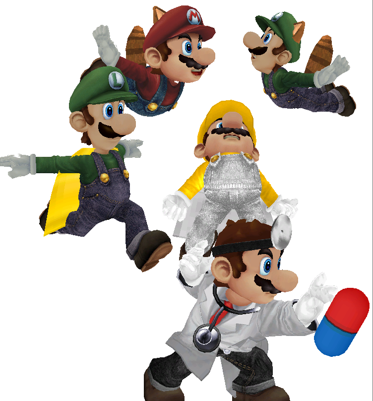 Mariodkpowerupsrsbe01 1rsbe01 2rsbe01 3rsbe01 - Brawlvault Dr Mario (752x808), Png Download