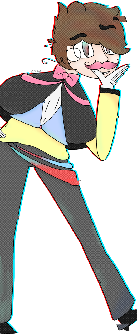 Darkiplier Wilford Wilford Warfstache Marvin Marvin - Illustration (519x1280), Png Download