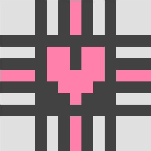 Companion Cube - Cross (1184x1184), Png Download