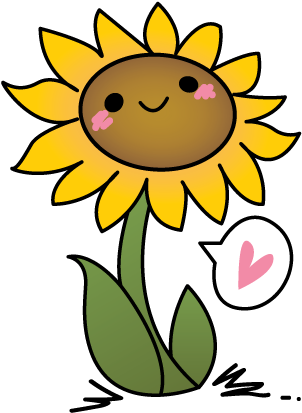 Here Are A Few Simple Illustrations I've Done Over - Sunflower Doodle Simple (600x600), Png Download