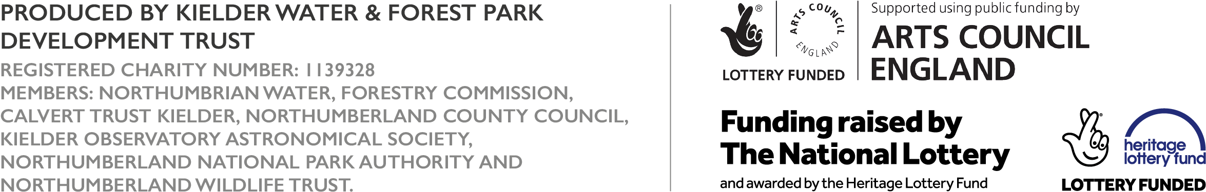 Part Funded By - Heritage Lottery Fund (2481x517), Png Download