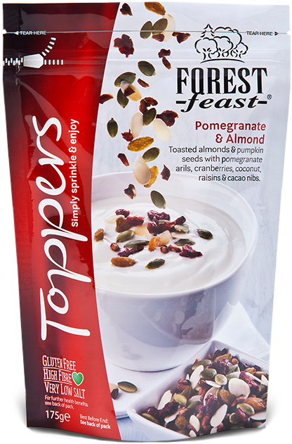 Pomegranate & Almond - Forest Feast (800x800), Png Download