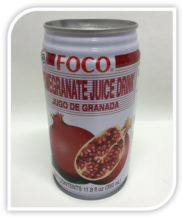 Pomegranate Juice Foco 350ml - Sikhye (750x750), Png Download