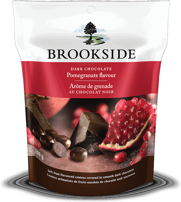 Picture / Image Of Brookside Dark Chocolate Pomegranate - Brookside Pomegranate Chocolate (592x650), Png Download