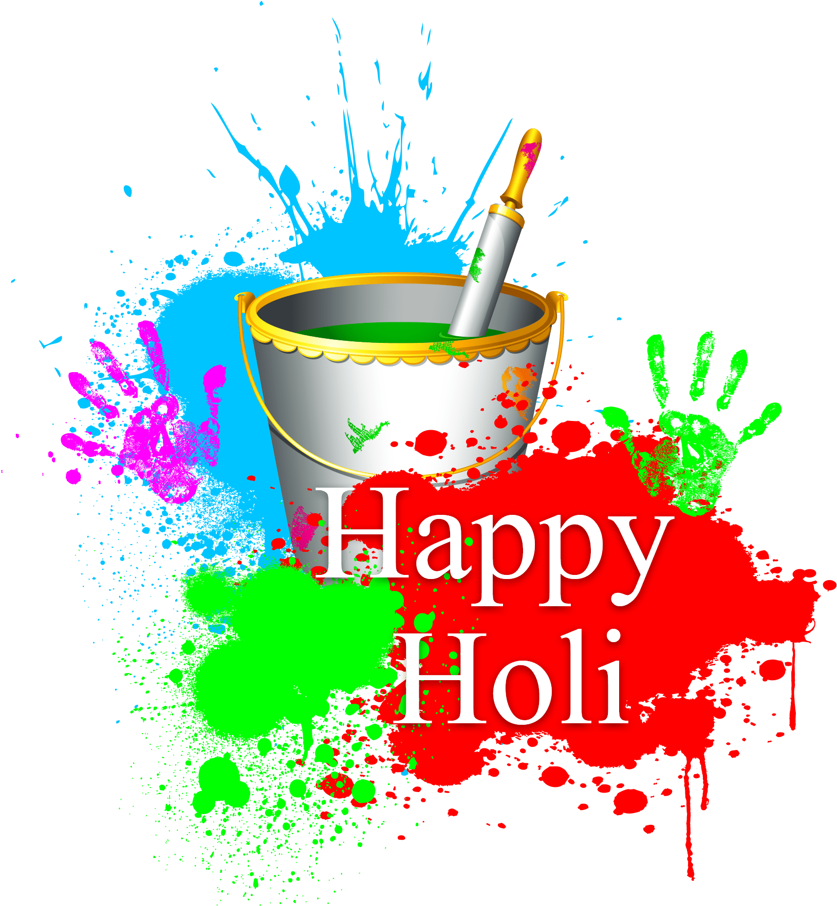 Happy Holi Images For Facebook Happy Holi Images Cartoons - Happy Bunny (2048x2048), Png Download
