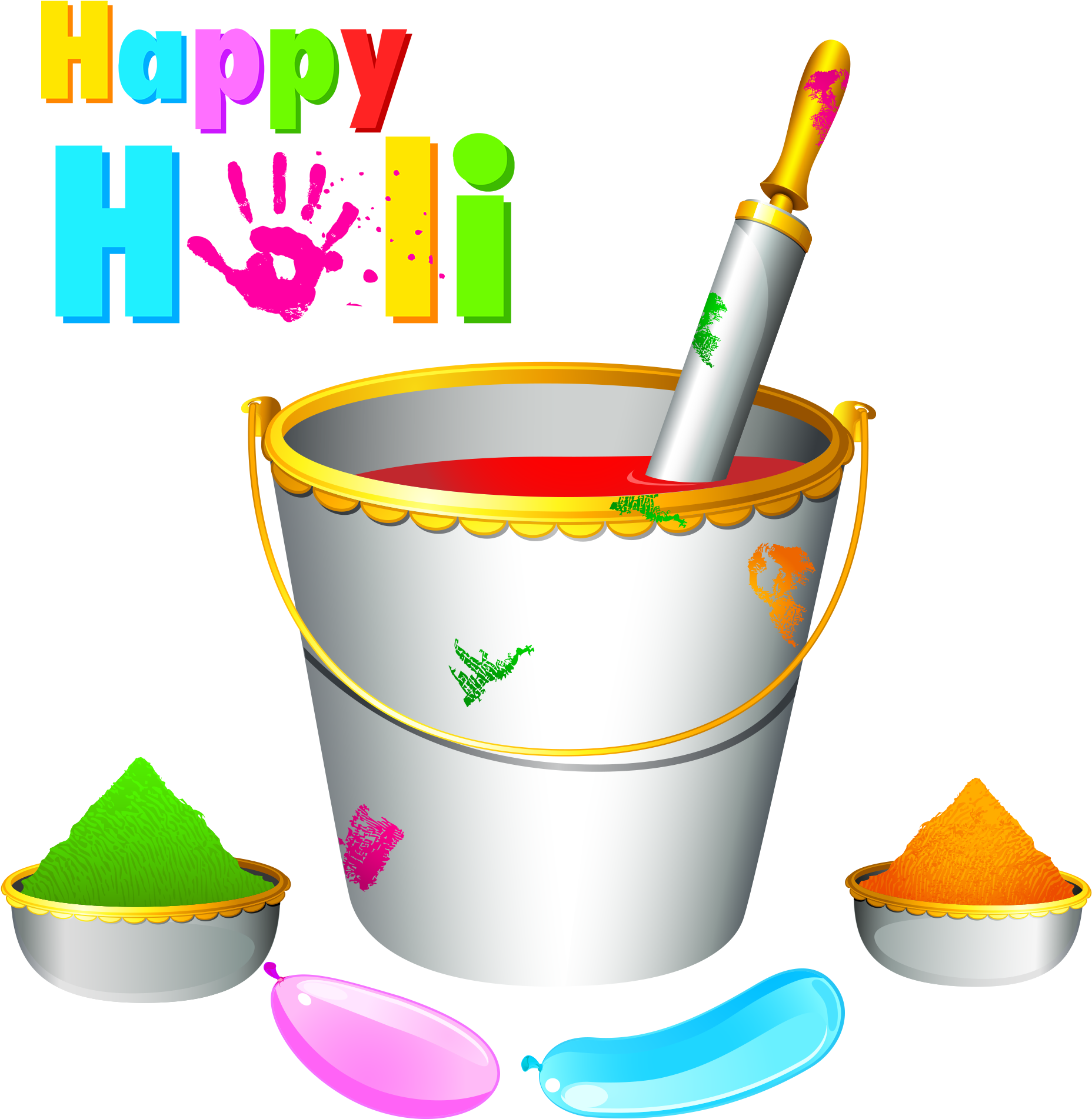 Download - Happy Holi Photo 2017 (2048x2048), Png Download
