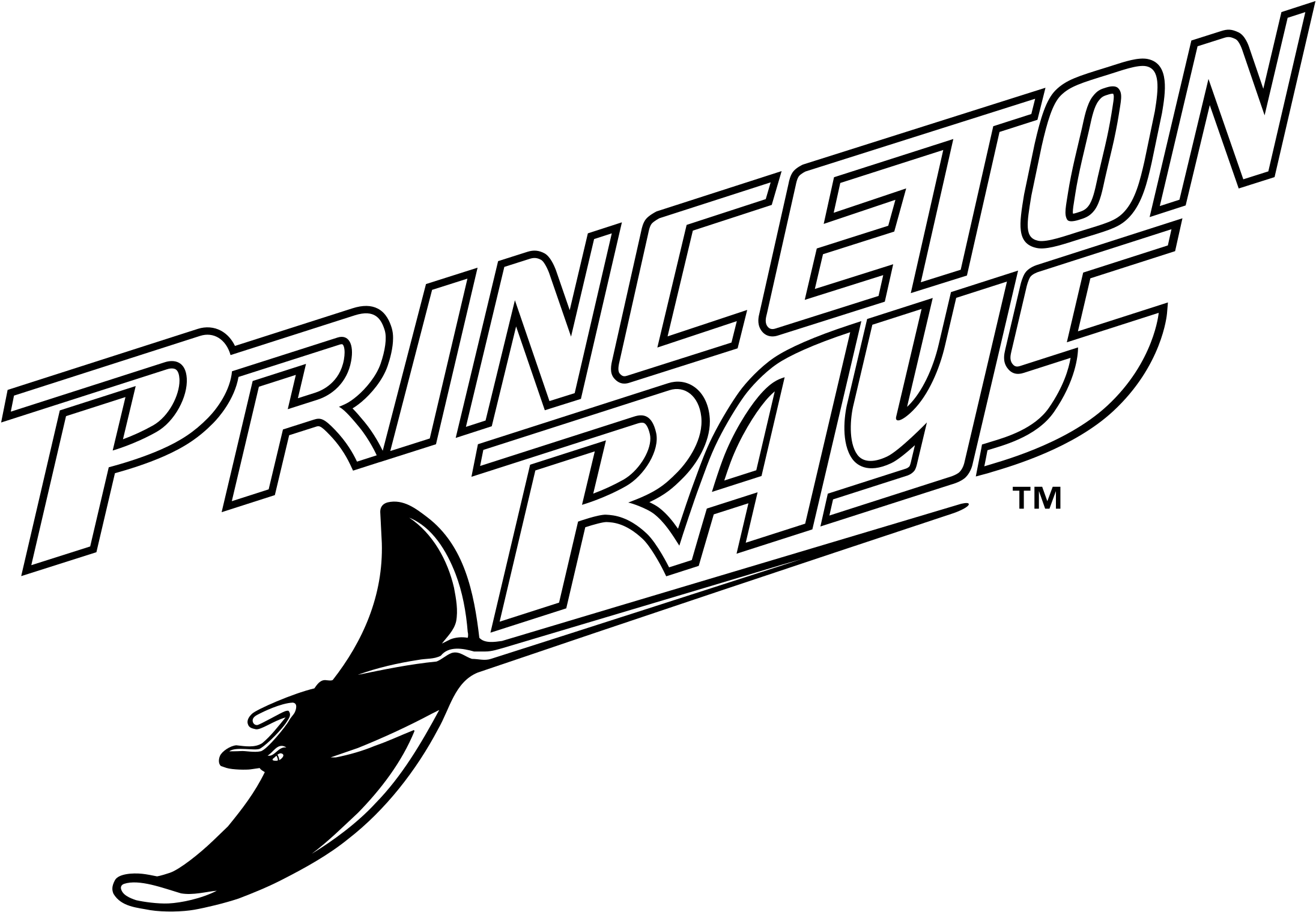 Princeton Devil Rays Logo Png Transparent - Calligraphy (2400x2400), Png Download
