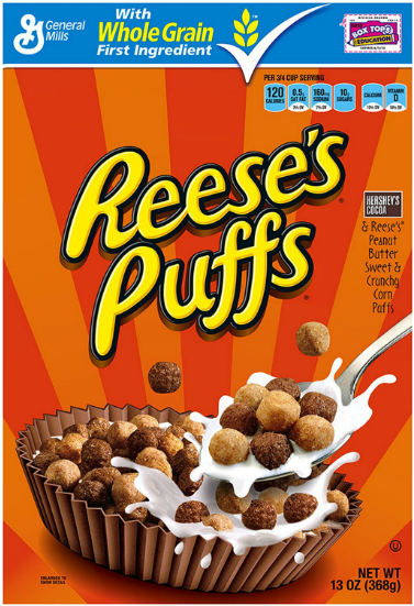 Share - Reeses Puffs Cereal Box (800x800), Png Download
