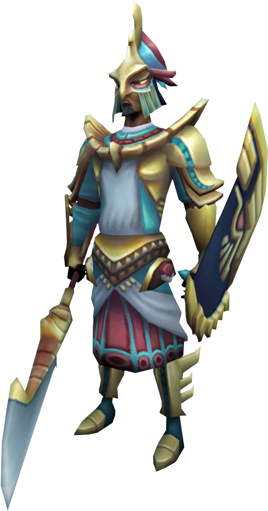 Menaphite Palace Guard - Breastplate (556x1021), Png Download