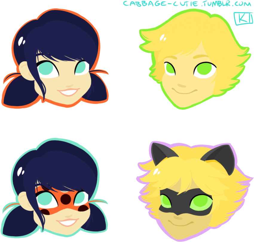 Free Png Download Hairstyle Forehead Nose Eye Cheek - Miraculous: Tales Of Ladybug & Cat Noir (850x810), Png Download