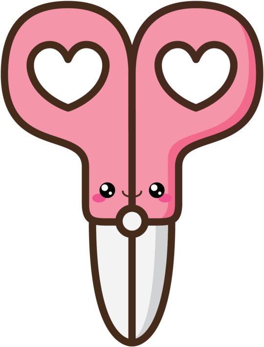 Scissors (554x730), Png Download