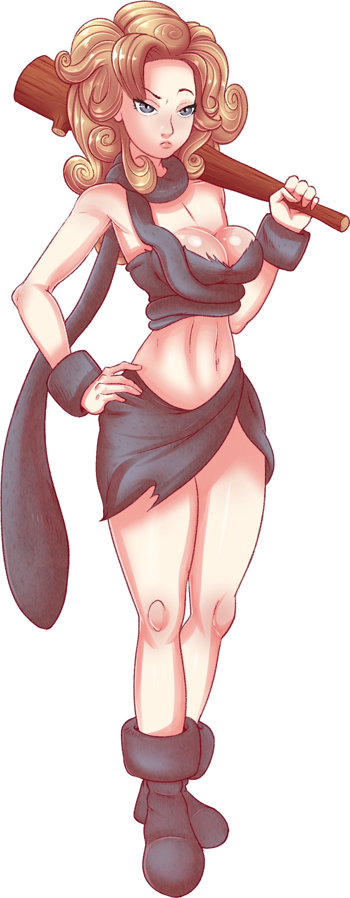 Ayla - Cartoon (1500x3000), Png Download
