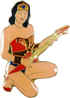 Vintage Wonder Woman Pin, Vintage Pin, Peabe, Peabe - Cartoon (800x800), Png Download