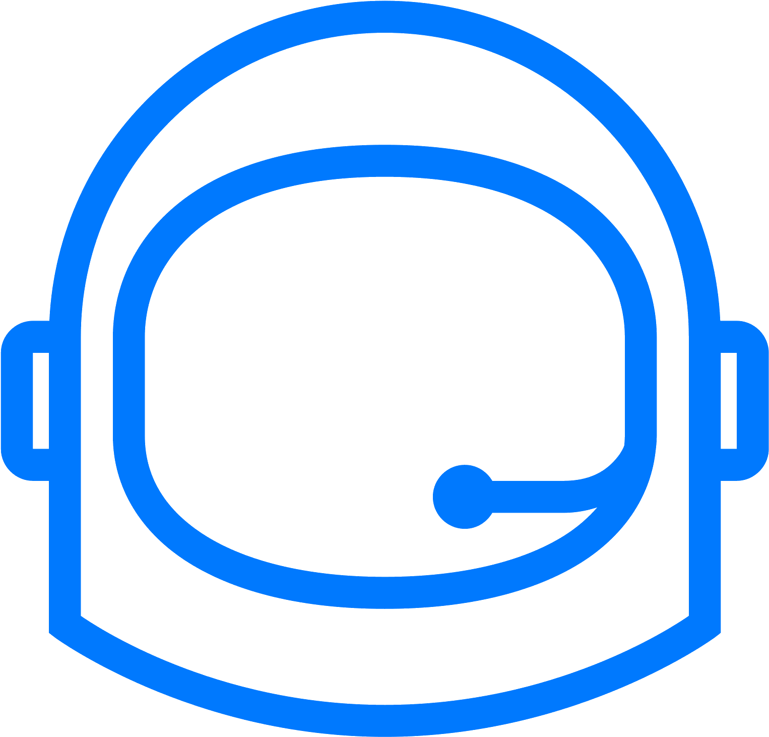 Astronaut Clipart Mask - Space Helmet Clipart (1600x1600), Png Download