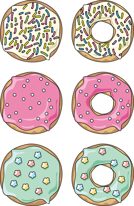 Bud, Donuts, The Cake, Cakes, Pastry Shop, Sweets - Stickers De Donas (469x720), Png Download