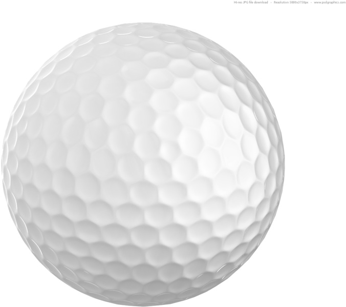 Golf Ball Png Clipart - Clip Art White Golf Ball (800x640), Png Download