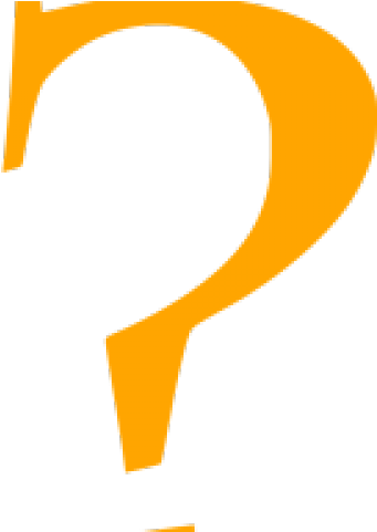Orange Question Mark (640x480), Png Download
