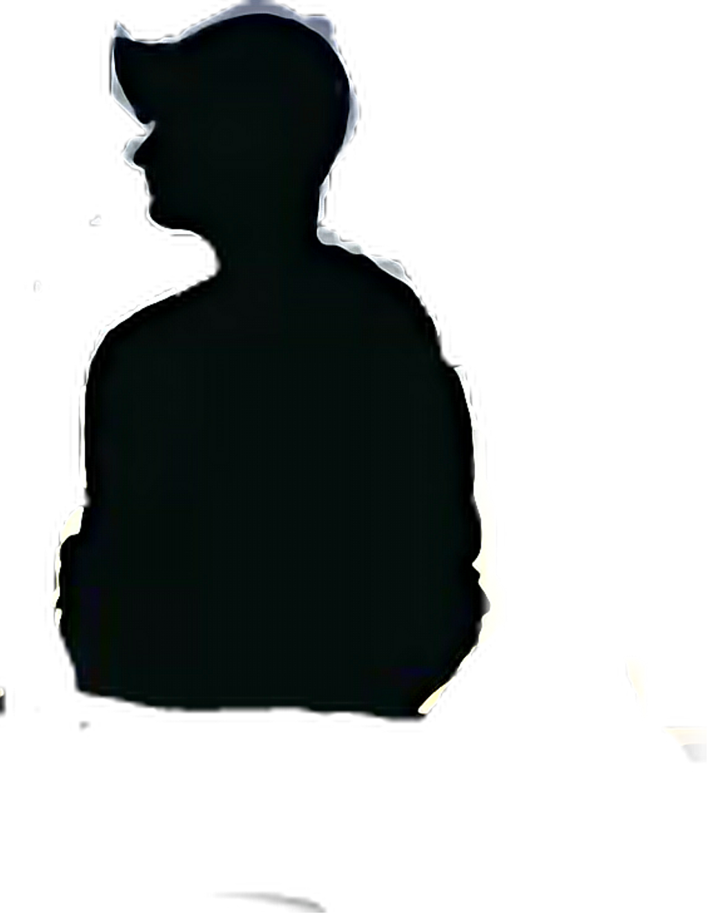 Lonely Sticker - Silhouette (1024x1322), Png Download