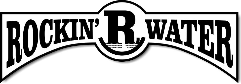 Rockin R Logo W Shadow - Human Action (970x338), Png Download