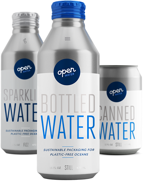 Bottled And Canned Water In Aluminum - Green Sheep Water (600x695), Png Download