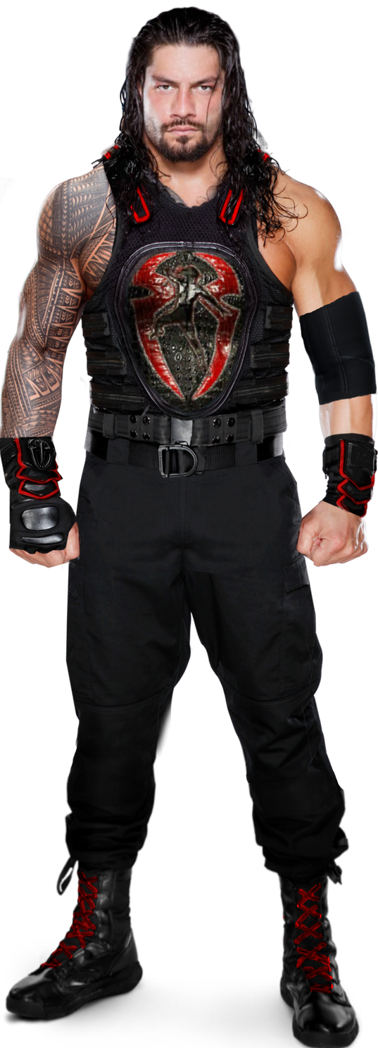 Roman Reigns Summerslam 2017 Full Body Render By Ssjgokufan01 - Roman Reigns Full Body (537x1488), Png Download