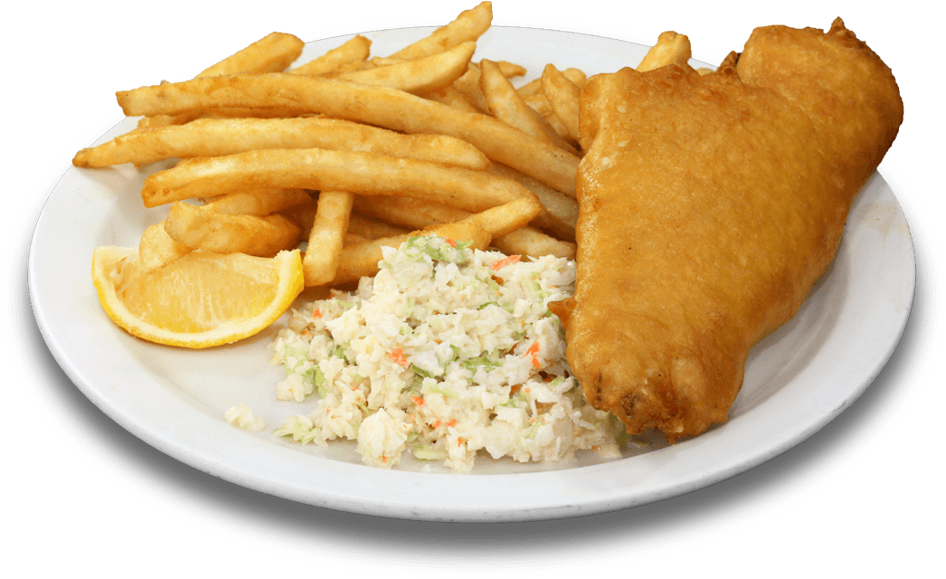Fish And Chips (1045x674), Png Download
