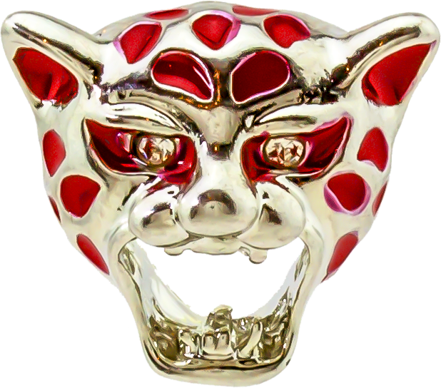 Tiger Red Diy - Pig (618x544), Png Download