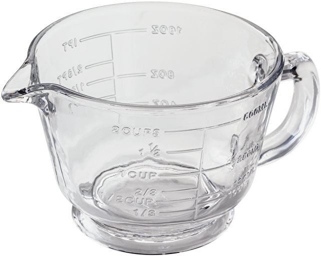 Glass Measuring Jug (640x640), Png Download