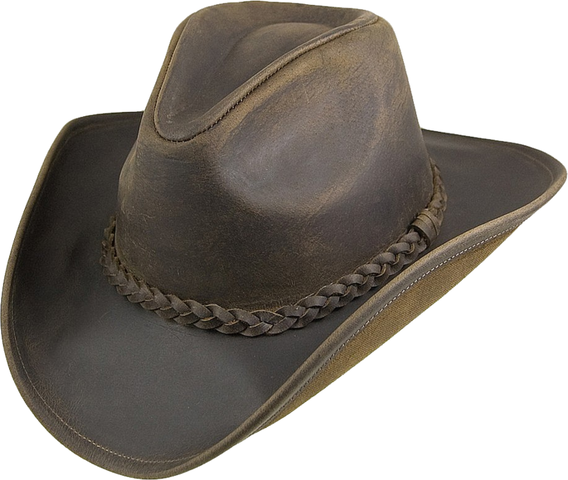 Cowboy Hat Png, Download Png Image With Transparent - Leather Cowboy Hat (800x677), Png Download