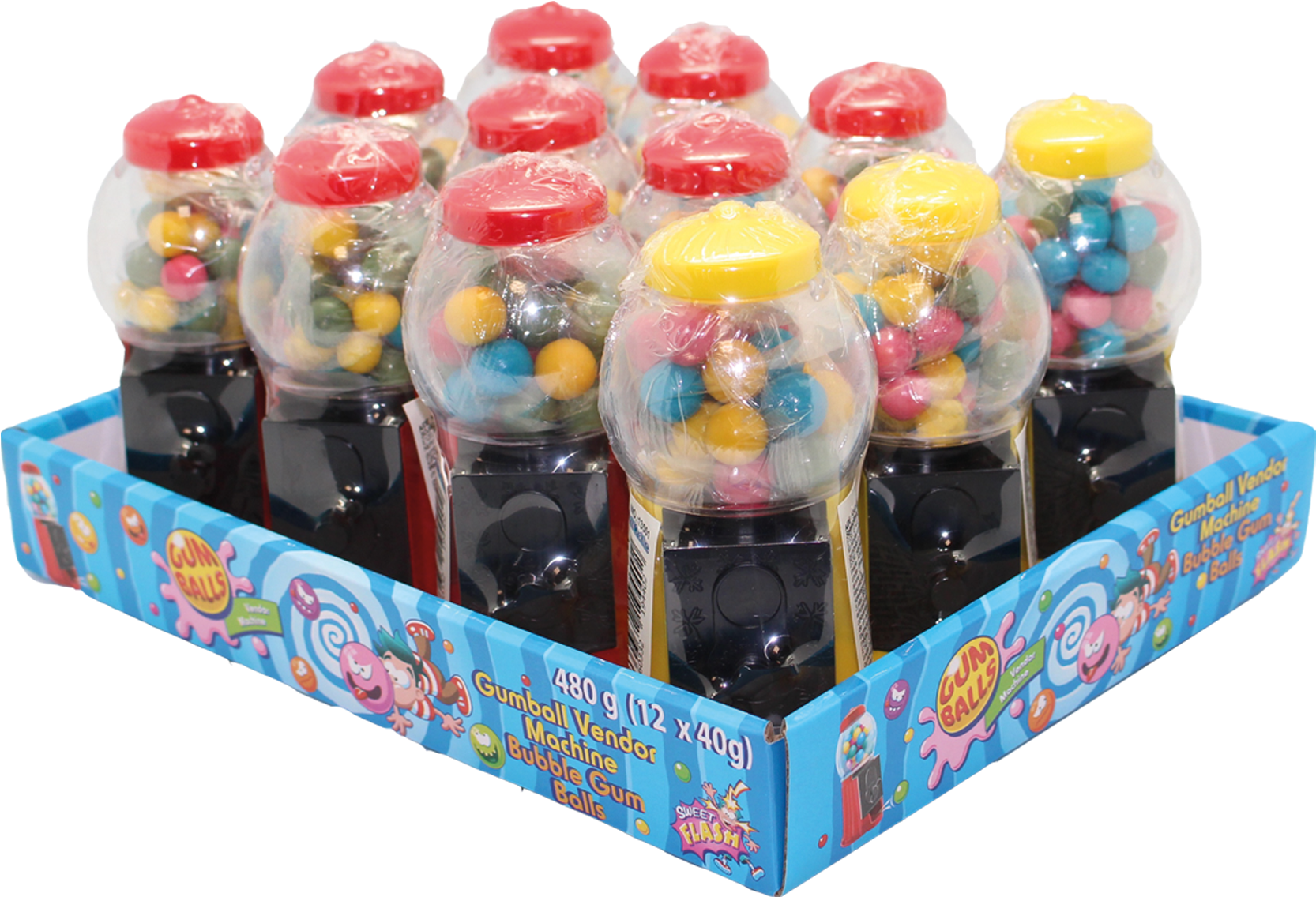Bubble Gum Machine 7 Inch - Glass Bottle (1772x1772), Png Download