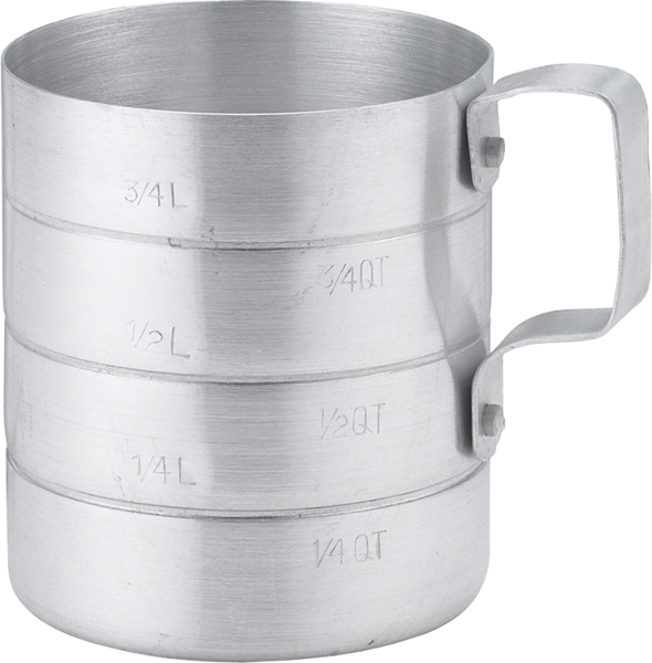 Dry Measure Cup (590x600), Png Download