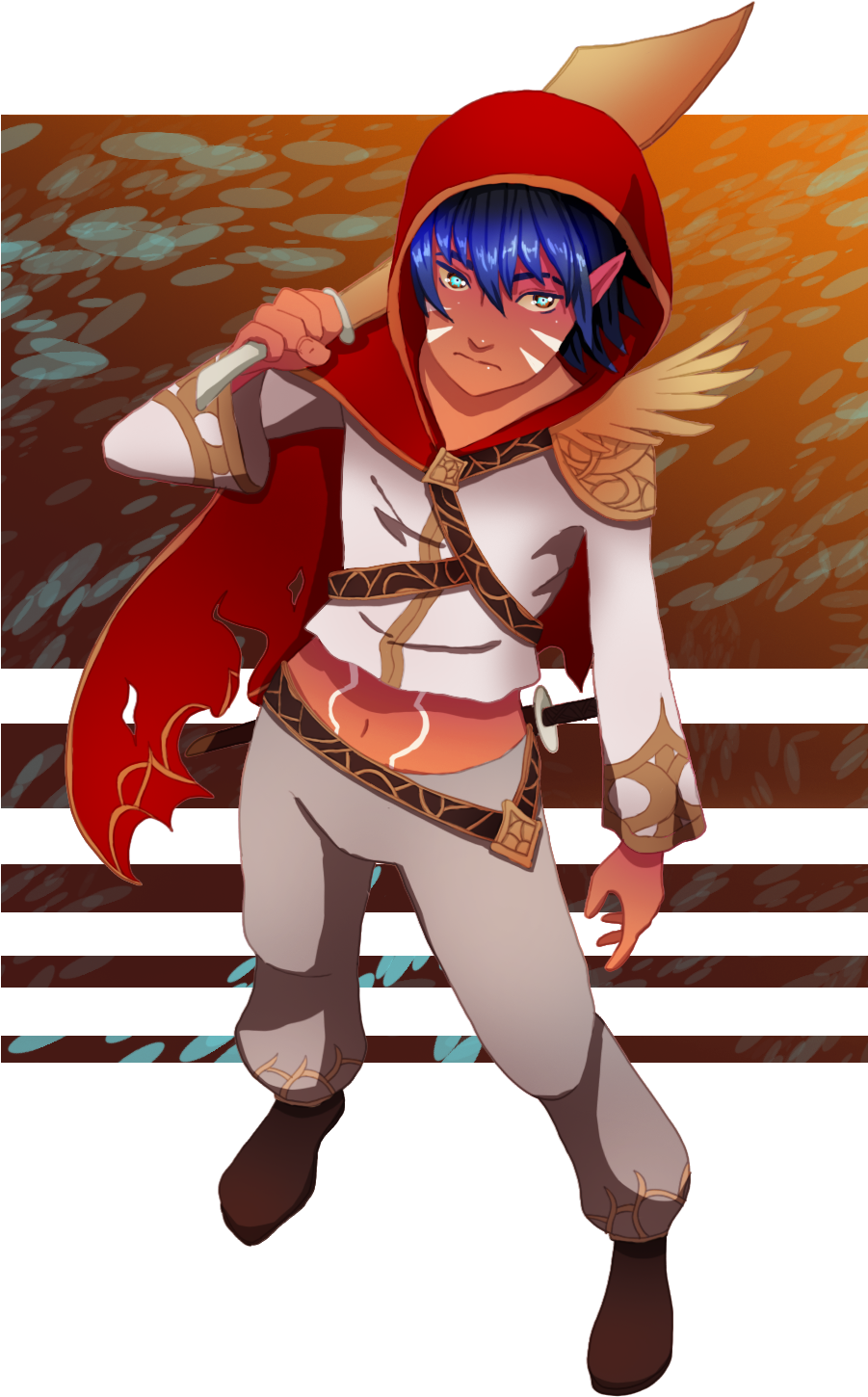 My Dark Elf Girl For A Warhammer Fantasy Roleplaying (900x1500), Png Download