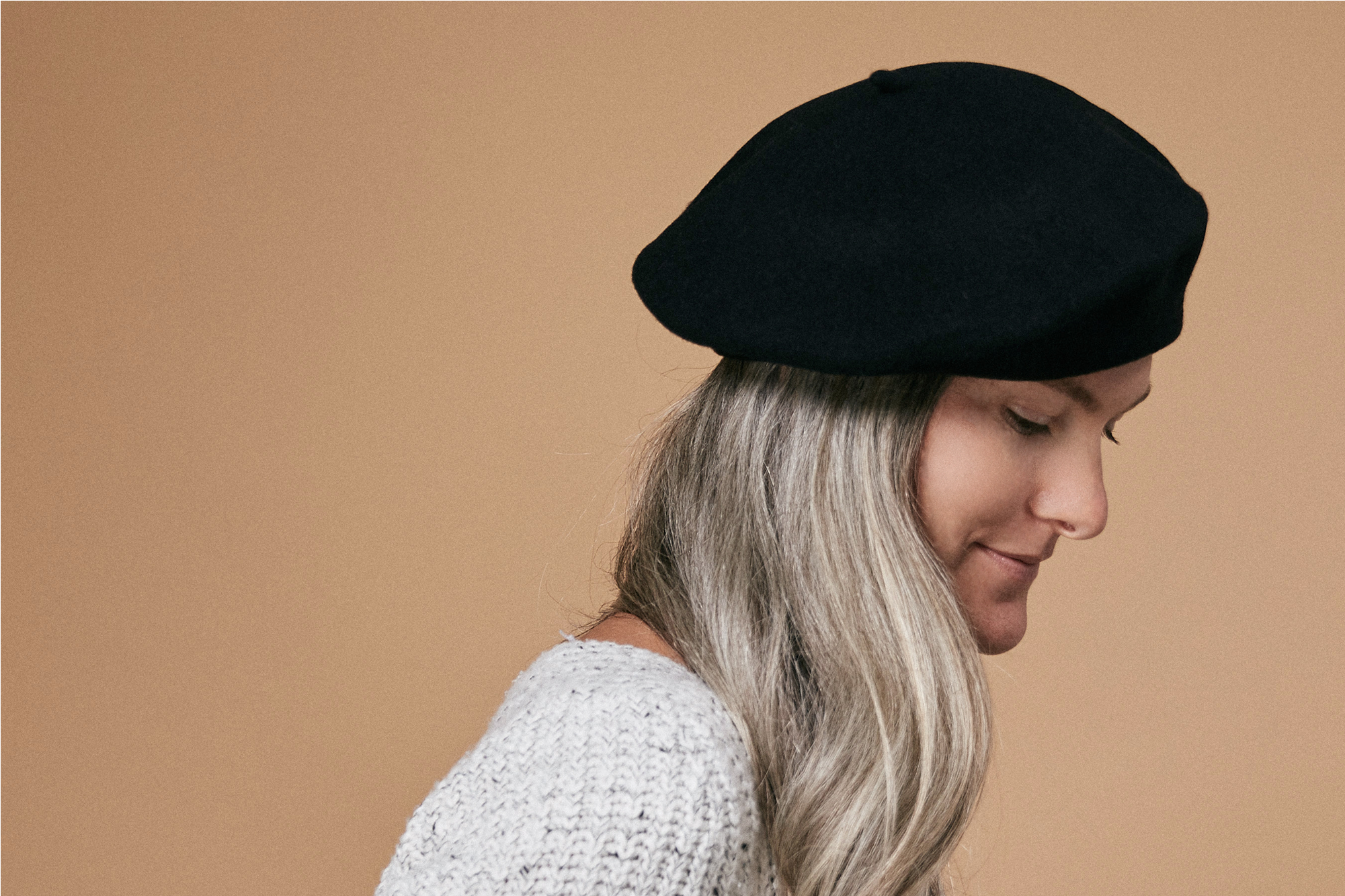Ivan Budsky Black Beret Womens Styling - Beanie (2000x2000), Png Download