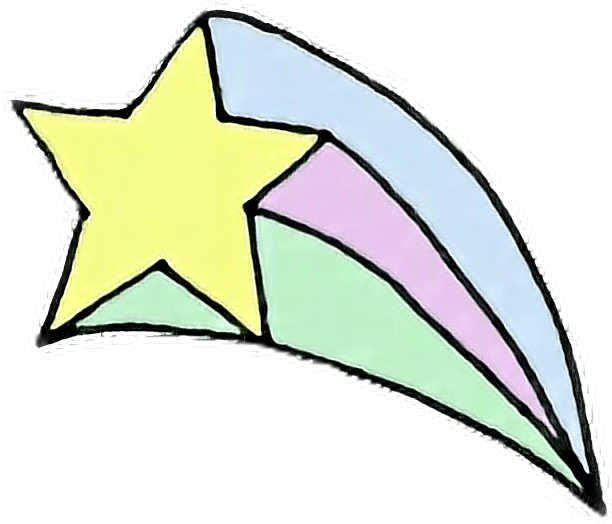 Cute Tumblr Star Png (612x524), Png Download