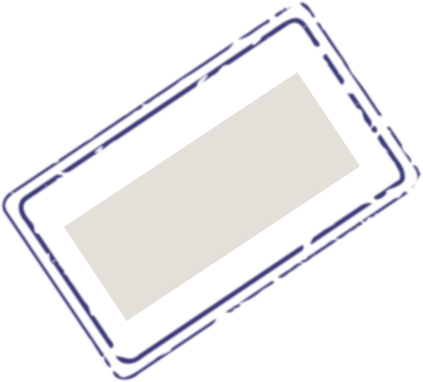 How To Set Use Blue Stamp Svg Vector (600x543), Png Download