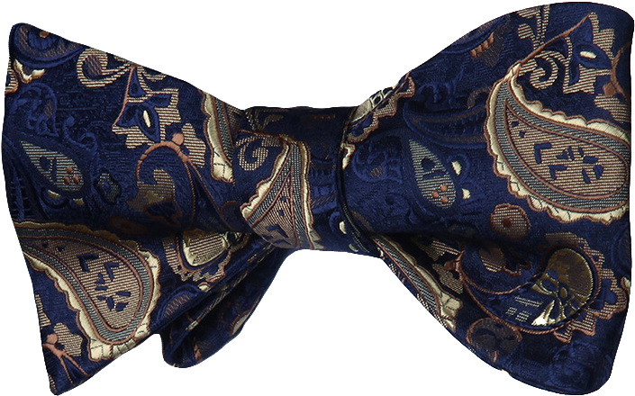 Majestic Blue Bow Tie - Leather (730x459), Png Download