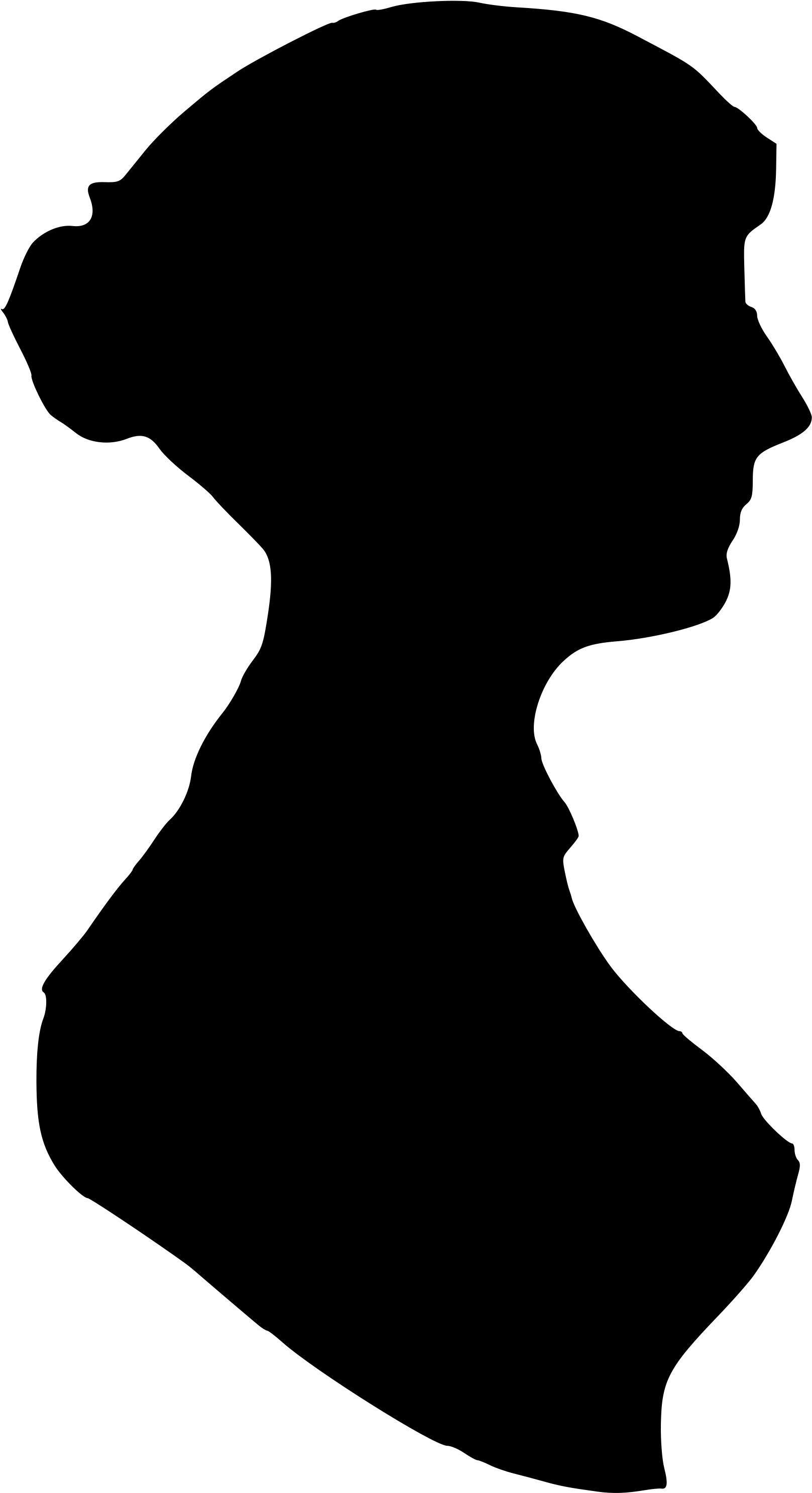 Open - Jane Austen Silhouette (2000x3163), Png Download