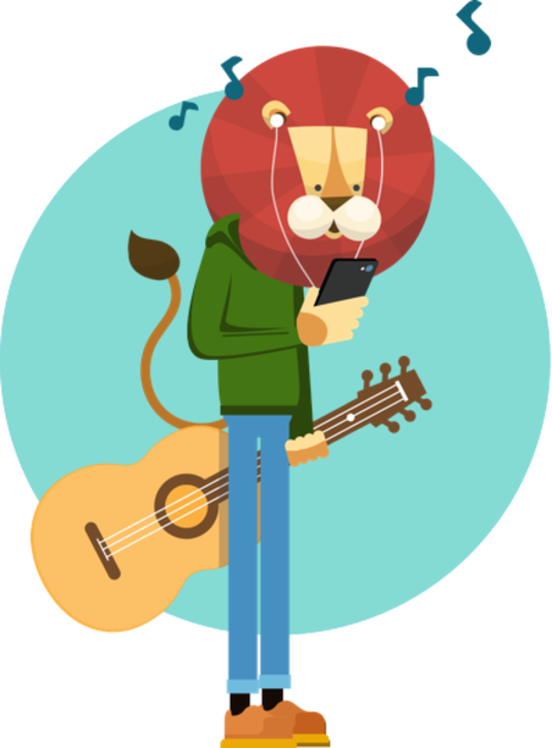 La Musique D'ordinateur - Illustration (498x675), Png Download