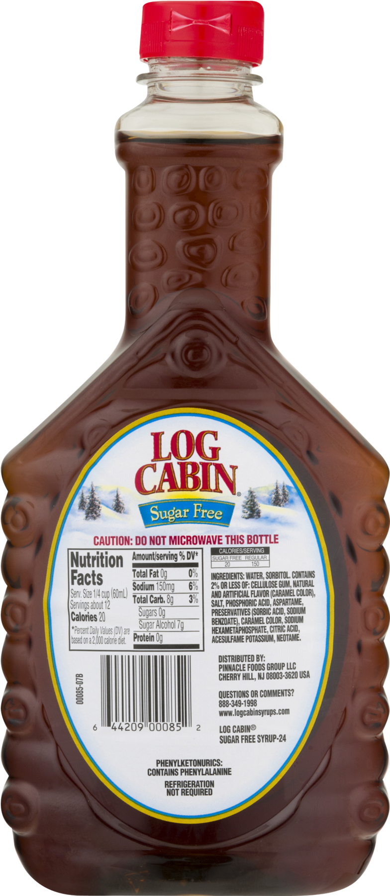 Log Cabin Syrup (1800x1800), Png Download
