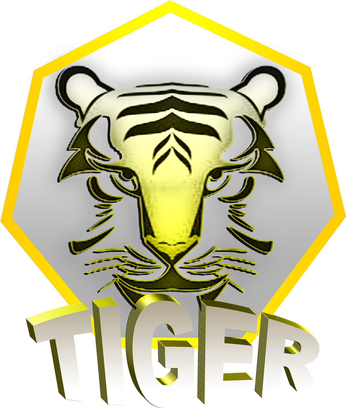 Png Tiger - Illustration (1600x1600), Png Download