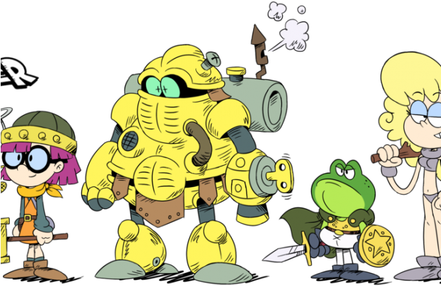 Chrono Trigger Clipart Trigger Marle - Loud House Art Style (640x480), Png Download