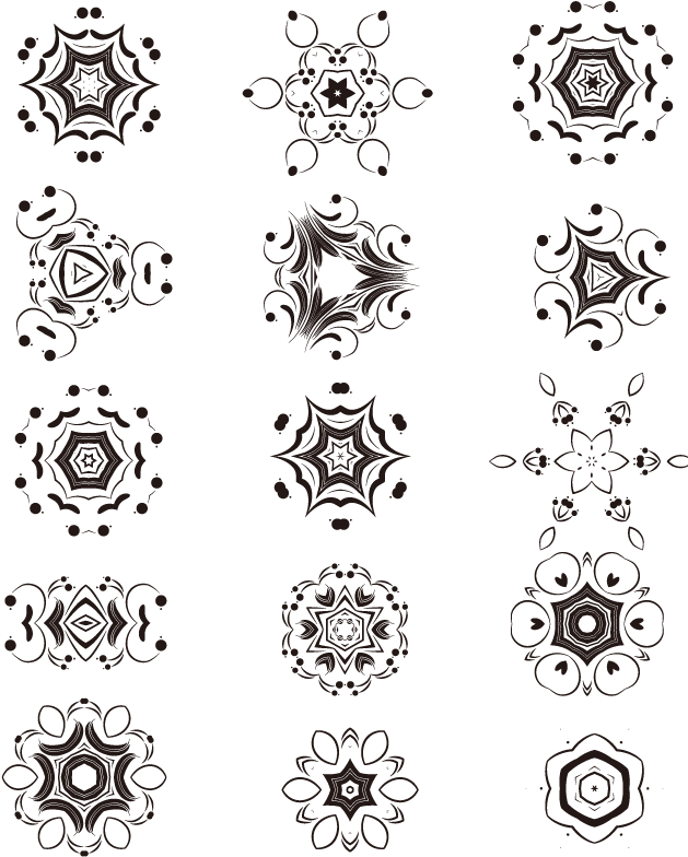 Free Unique Decorative Vector - Circle (650x800), Png Download