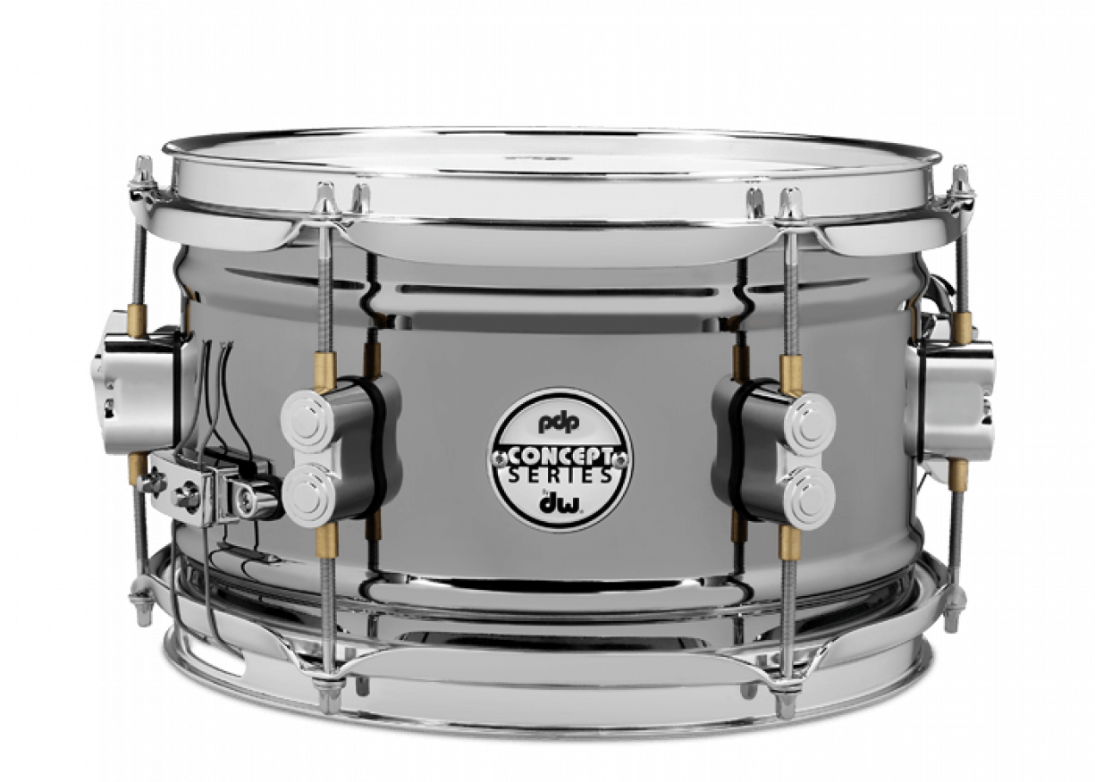 Pdp Pacific Drums Concept 6"x10" Metal Snare Drum - Tama - Starphonic Snare Pal146, 14"x6", Seamless Aluminum (1224x1224), Png Download