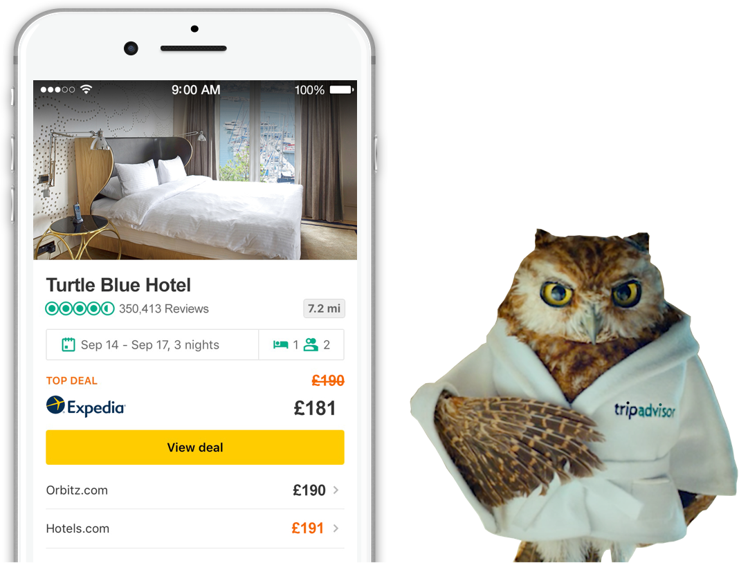 Tripadvisor Buho (1068x814), Png Download