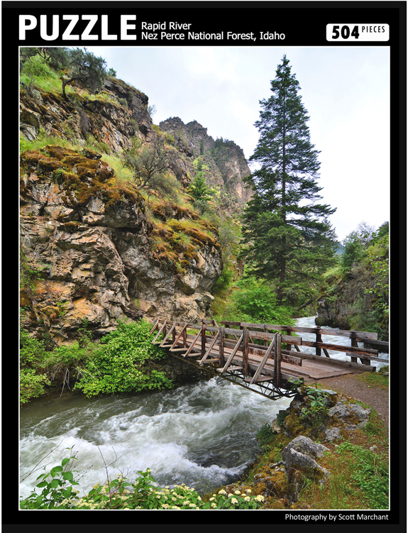 Hiking Idaho - Stream (750x750), Png Download