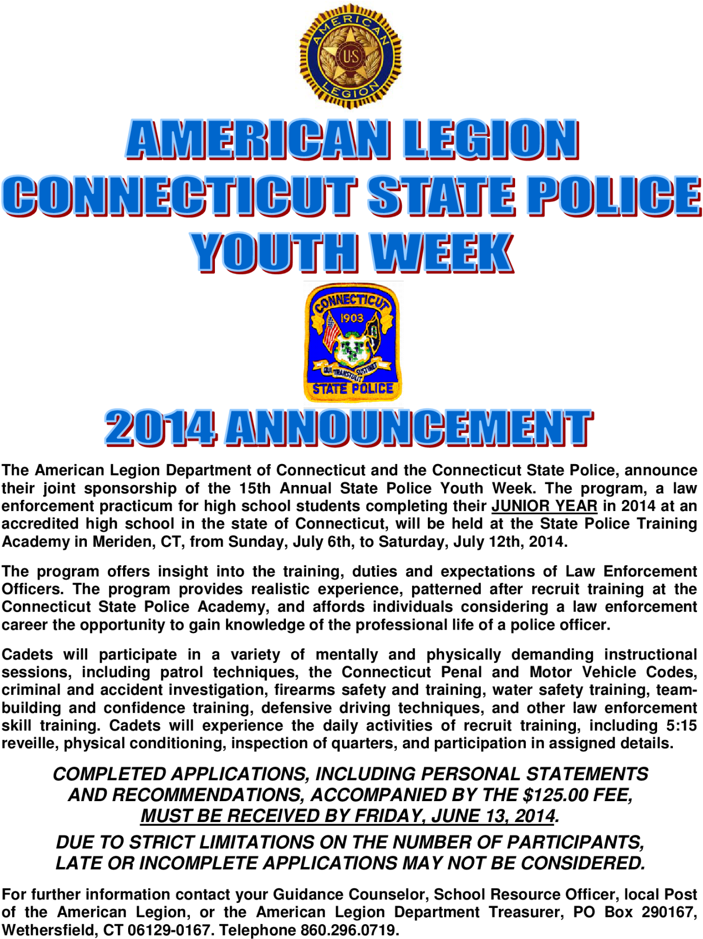 2018 State Police Youth Week Application (1545x2000), Png Download