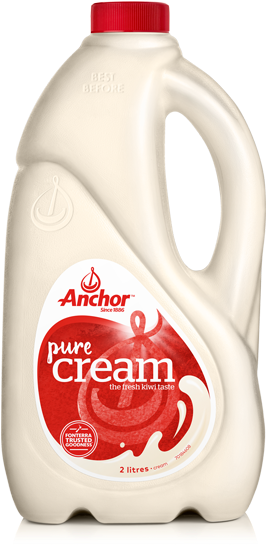 Anchor Fresh Cream - Anchor Milk (750x573), Png Download