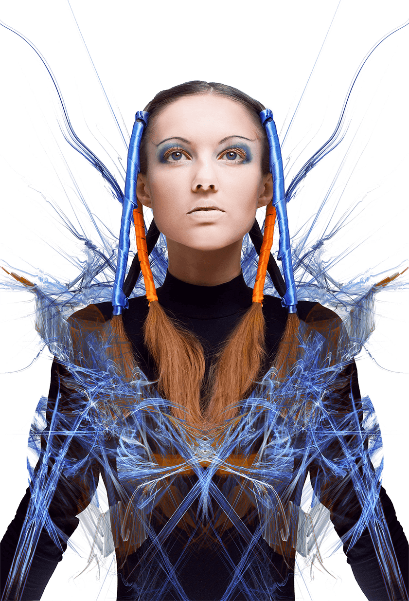Futuristicgirl Fujifilm Membranes Transparant Background - Futuristic Girl Png (841x1235), Png Download